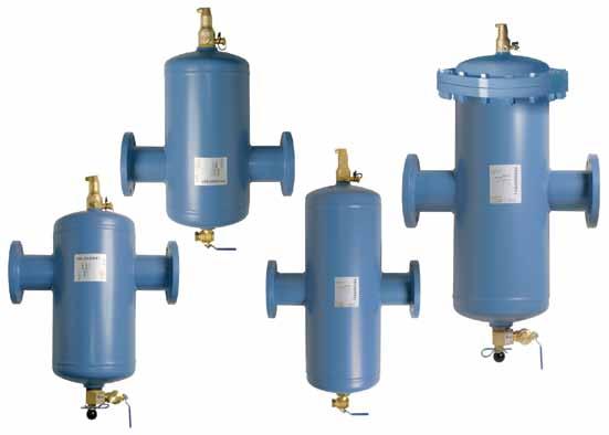 Purgadores de ar automáticos e separadores Zeparo ZI/ZE eparador de microbolhas e/ou particulado tipo industrial e estendido Pressurização & Qualidade da água Balanceamento & Controle Controle