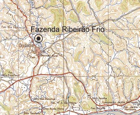 Parceria: denominação Fazenda Ribeirão Frio códice AII - F06 - BP localização Estrada Ruy Pio David