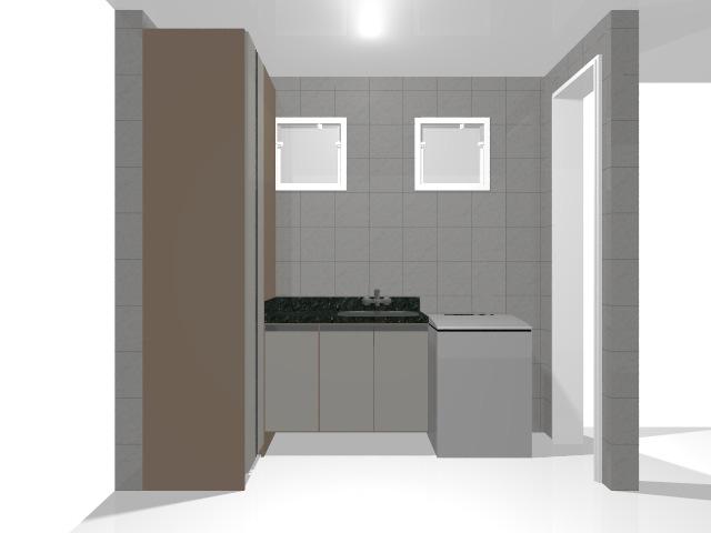 Balcão de banheiro (M18) Balcão de banheiro; MDF; dimensões aproximadas de 80 cm (comprimento) x 35 cm a 45 cm (profundidade) x 70 cm (altura); 2 gavetas e porta com uma prateleira; tampo em granito