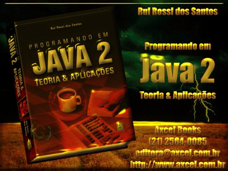 1) DADOS DA OBRA: Título: Programando em Java 2 Teoria e Aplicações Autor: Rui Rossi dos