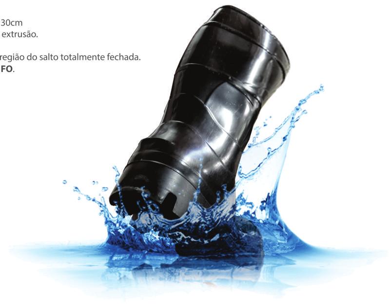 Linha Água sapatos impermeáveis Linha Água Sapato Polimérico Proteplus Cabedal e