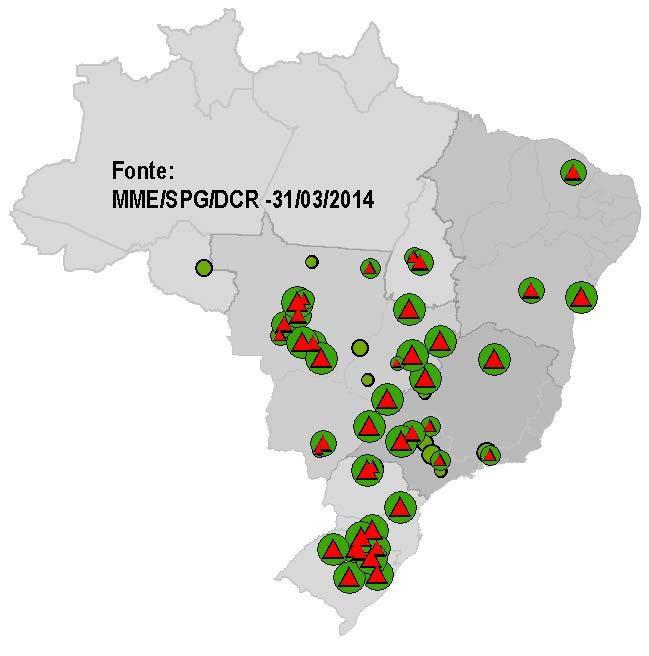 Em março havia 57 unidades aptas a operar comercialmente, com