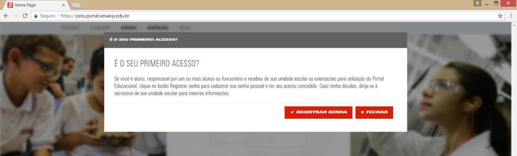 2 Registrar a Senha Coloque a senha com os seguintes requisitos: No mínimo 8 dígitos 1 Letra Maiúscula 1