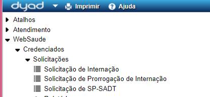 Tipos de Solicitação (Internação, Prorrogação ou SP-SADT) SADT) Para qualquer destes tipos de solicitação, a atendente deve preencher todos os campos da Guia eletrônica que possuem um * indicando