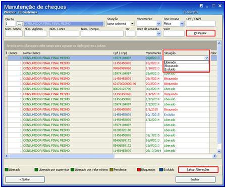 4.8.6 Clique o botão Salvar Alterações para atualizar os dados do registro.