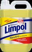 Limpol Limpol é a marca de detergentes e limpadores, eficiente na limpeza leve e pesada.