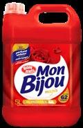 Mon Bijou Mon Bijou é a única marca presente em todo o ciclo de cuidados com as roupas (lavar, amaciar, passar e perfumar), sendo reconhecida pelo consumidor.
