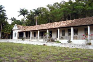 natural. Na encosta, aos fundos da casa-sede, um trecho mais denso de mata em regeneração contribui para valorizar o cenário envolvente.