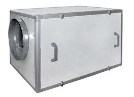 Módulo de Aquecimento Eléctrico Caixas de Ventilação CVB - Motores 1 Velocidade Com ventiladores centrífugos de transmissão por correia (BD/AT) motor trifásico de 1500 rpm c/ protecção térmica