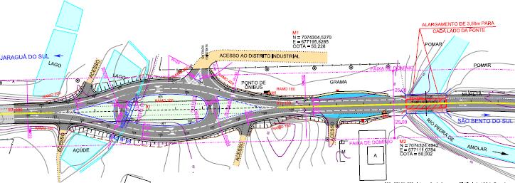 BR-280 I-06 Interseção de Acesso ao