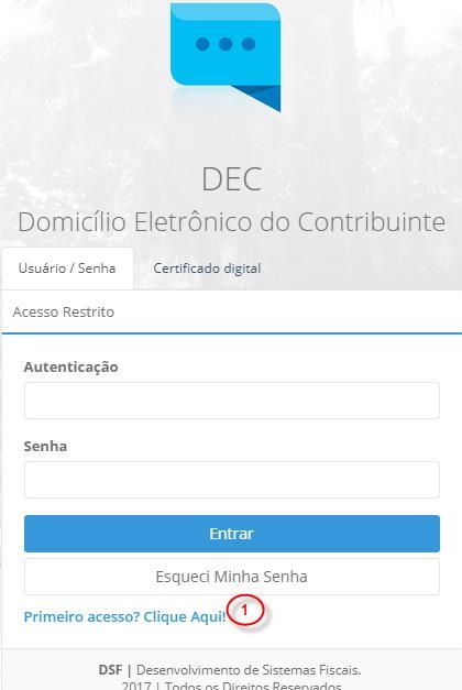 2. Ao clicar na opção destacada acima, o sistema apresentará uma janela para preenchimento das informações de cadastro da empresa/pessoa. 2.1.