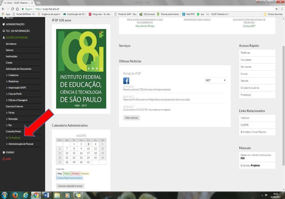 ETAPA 4 Registro de Portaria Responsável pelo preenchimento: Coordenadoria de Gestão de Pessoas Reitoria Após a aprovação do Formulário pelo Diretor Geral do campus, ou no caso da Reitoria, do