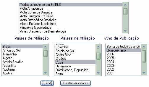 seleções, clicar em: Co-autoria