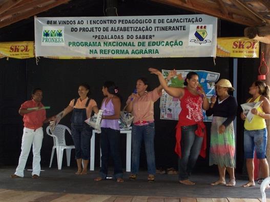 Figura 05 Encontros de Capacitação dos professores do Pronera Após a conclusão dos cursos