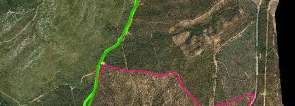 A área de intervenção do plano confronta ainda, a Poente, com a Área Protegida da Serra de Montejunto Decreto Regulamentar n.