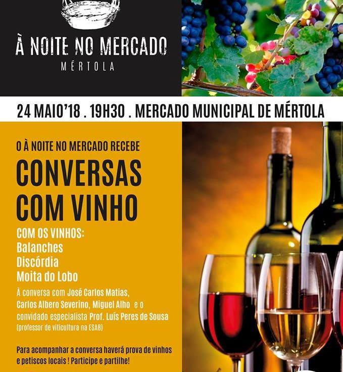 com vinho