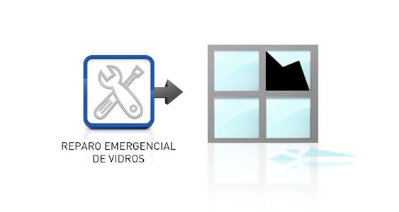 Vidraceiro Reposição e/ou reparo emergencial de vidros de portas e janelas internas e externas da