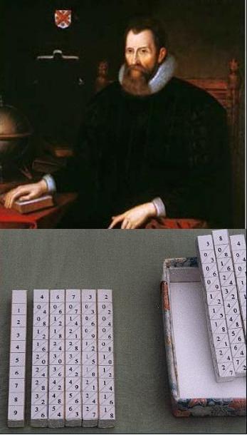 Calculadoras Manuais 1617: O inventor escocês John Napier, inventor dos