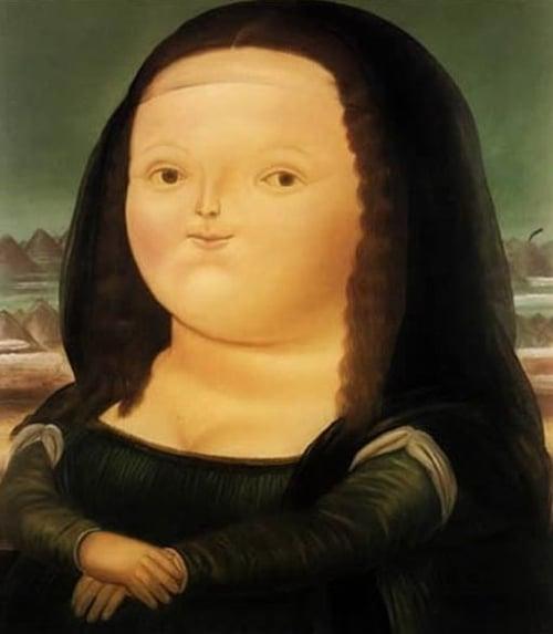 A Mona Lisa gordinha, do
