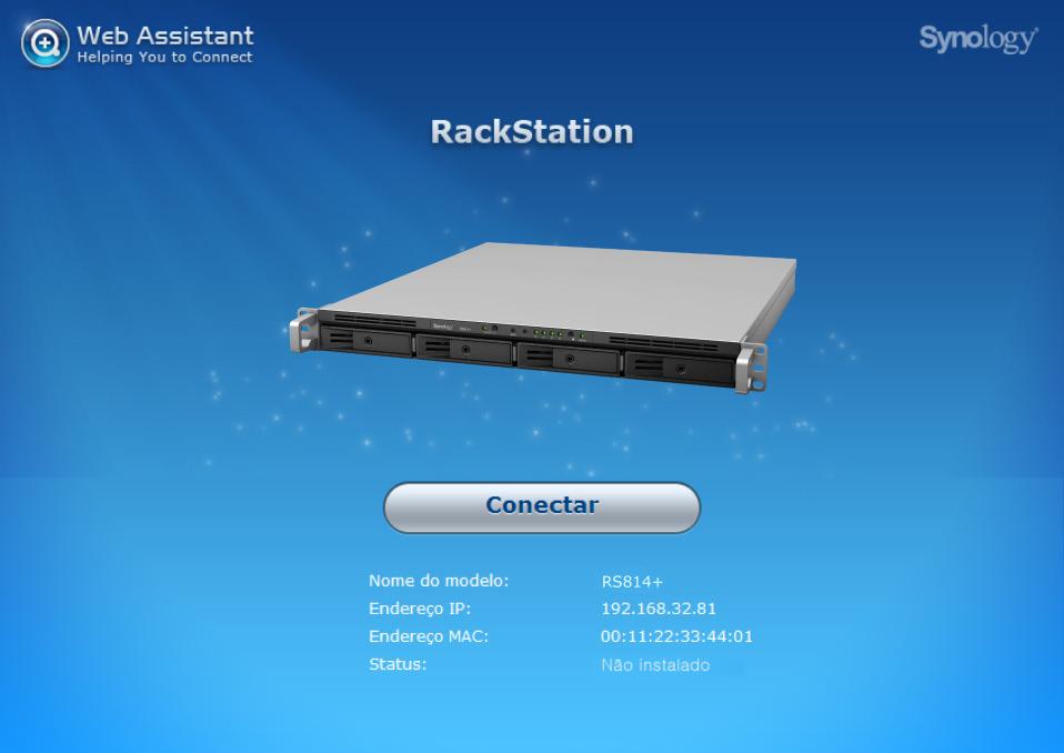 Capítulo Instalação do DSM no RackStation Capítulo 3: 3 Após a configuração de hardware, instale o DiskStation Manager (DSM) um sistema operacional baseado em navegador projetado especificamente para