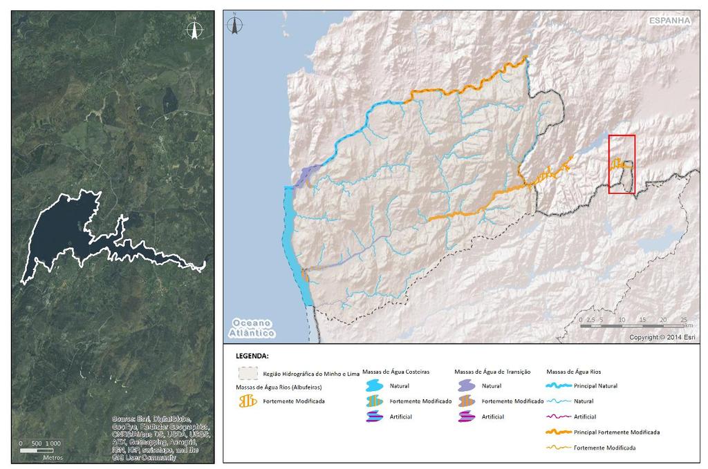 RH 1 Região Hidrográfica do Minho e Lima Ciclo de Planeamento 2016-2021 Identificação e designação de Massas de Água Fortemente Modificadas Código: PT01LIM0060 Categoria: Rio (albufeira) Natureza (1.