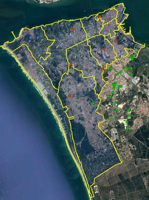 CONSTRUÇÃO DE NOVAS CAPTAÇÕES - Critérios para novas captações: Necessidade de água no polo (V. Milhaços, Corroios e Qta.