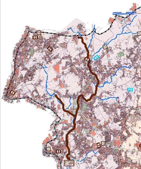Subsistema de Rio Tinto O subsistema de Rio Tinto, localiza-se no extremo noroeste do concelho de Gondomar e abrange a quase totalidade da freguesia de Rio Tinto e parte da freguesia de Baguim do