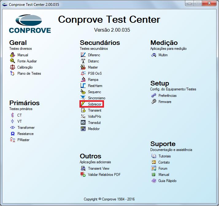 4. Ajustes do software Sobrecor 4.