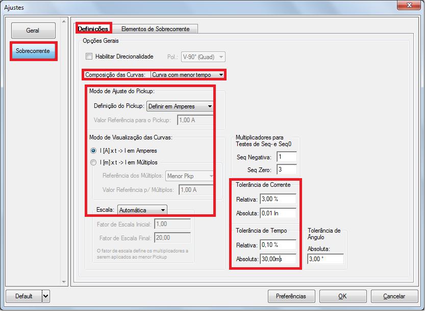 5. Ajustes Sobrecorrente 5.