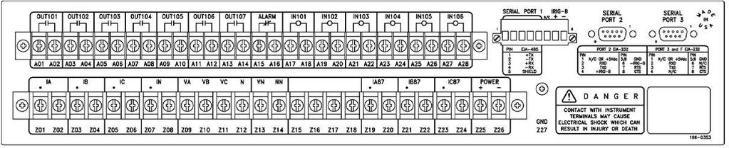 APÊNDICE A A.1 Designações dos terminais Figura 34 A.