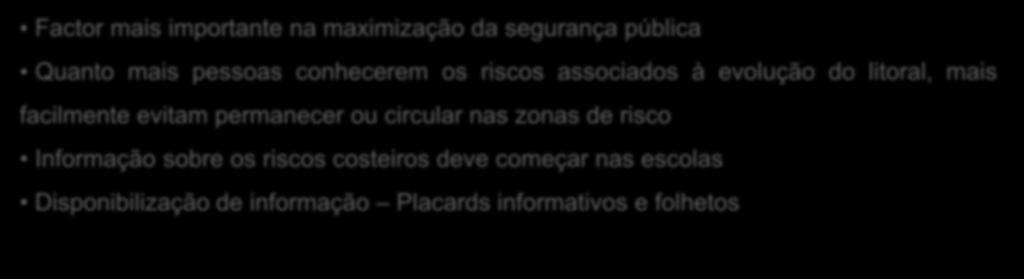 Gestão e mitigação do risco no litoral