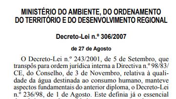 Recomenda a monitorização da massa de água quando houver potencial de proliferação de cianobactérias.