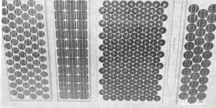 Módulo Fotovoltaico Diferentes módulos