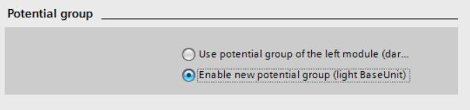(slot 3 Propriedades Geral Grupos potenciais) Ative a opção "Permitir novos grupos potenciais (BaseUnit