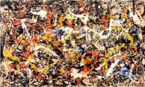 As cores de Pollock Jackson Pollock nasceu em 1912 nos Estados Unidos, foi um pintor influente americano e uma figura importante no movimento expressionista abstrato.