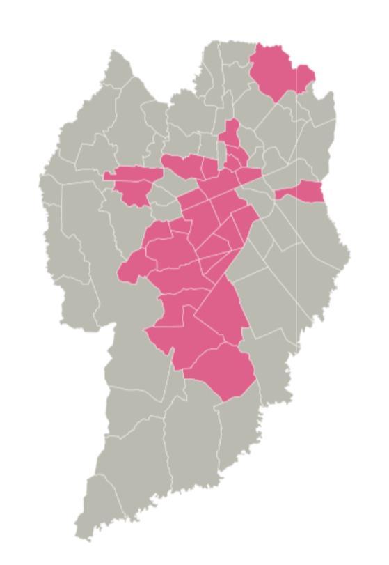 ALUGUEL MAPA DE CALOR DA VARIAÇÃO DE PREÇOS RANKING BAIRRO VARIAÇÃO ANUAL MAIOR AUMENTO Tarumã Fanny 24% 23% Mercês 18% ZONA MÉDIA Santa Cândida Bacacheri Portão Boa Vista Cristo