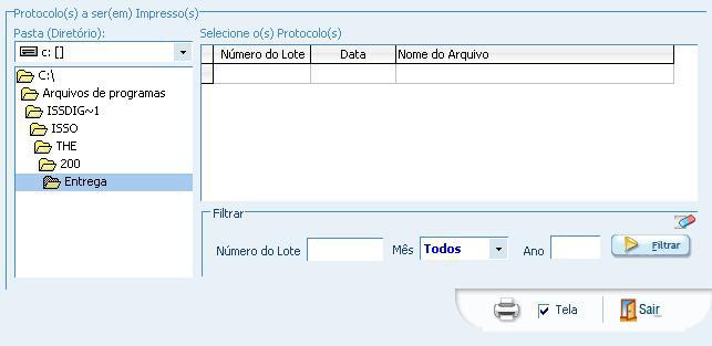 1. Tipo de Recuperação: Escolha por arquivo, para recuperação Offline e automática, quando conectado a internet. 2. Em seguida informe a Inscrição Municipal; 3.