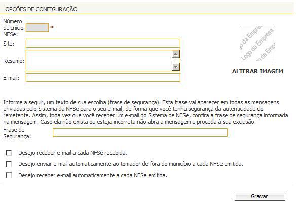 A configuração do perfil é necessária para que sejam validadas algumas informações oriundas do cadastro dos usuários ou do econômico da prefeitura, no caso das empresas.