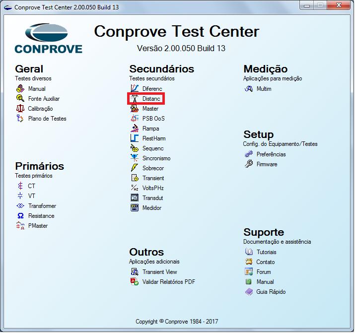 4. Ajustes do software Distanc 4.