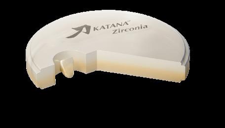 KATANA - Zircônia ultratranslúcida A nova série da Zircônia KATANA TM que apresenta a translucidez do esmalte do dente natural agora está disponível.