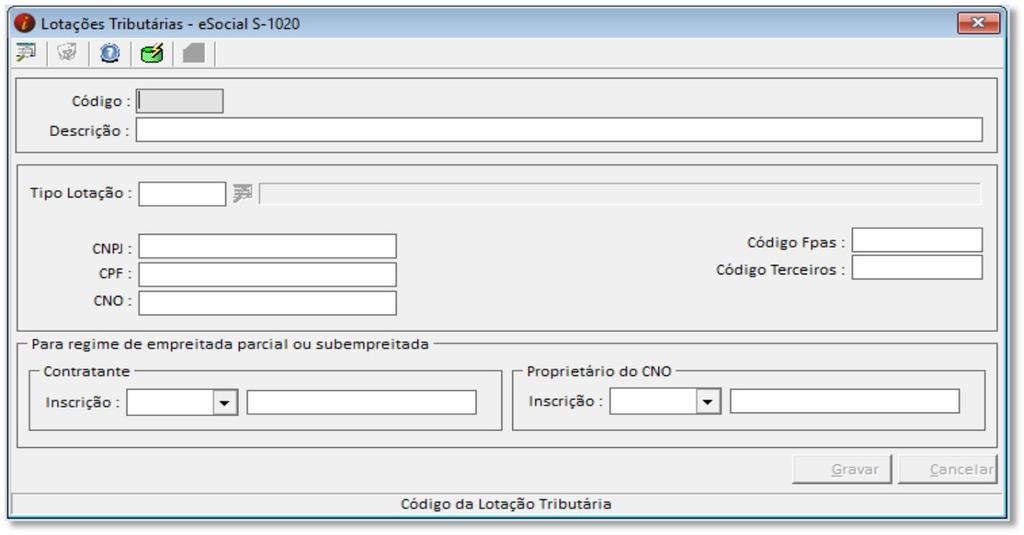 - Tabela 11 - Compatibilidade entre Categoria de Trabalhadores, Classif. Tributária e Tipos de Lotação Pág.