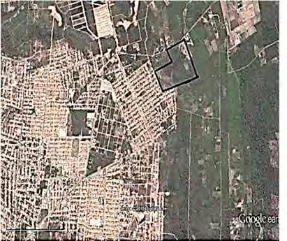 As imagens de satélite revelam as transformações que ocorreram no ambiente construído, entre 2007 e 2013, na área onde foi instalada a ZEIS, evidenciando a incorporação das terras no entorno pelo