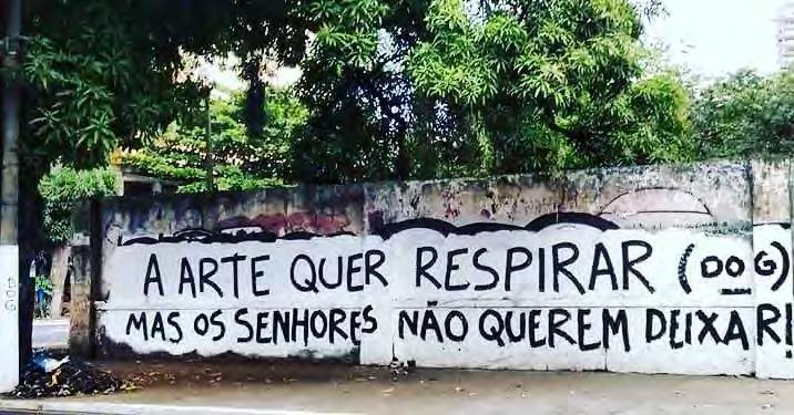 pintura, o estado é quem criminaliza tanto o grafite como a pichação. Ela existe porque o estado, nutre isso, cria marginais para dar emprego para os policiais.