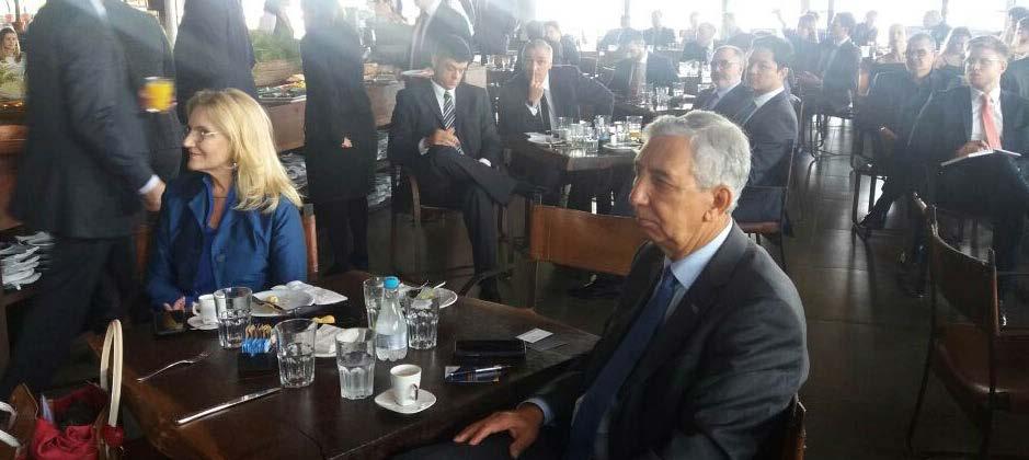 Ocorrido em Brasília, no Restaurante Rubaiyat, o evento teve como convidado o ministro chefe da Secretaria de Governo, Carlos Marun.