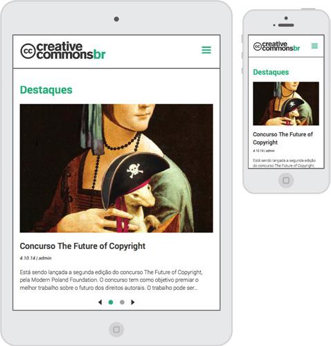 creative commons brasil site e logotipo