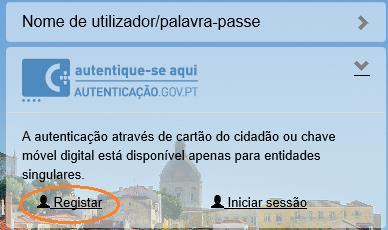 Após o registo entra na página inicial da Loja Lisboa Online. 4.