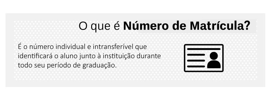 Após cumprir as etapas do Registro Acadêmico, você será formalmente um estudante da Universidade de Brasília e terá acesso ao seu Número de Matrícula.