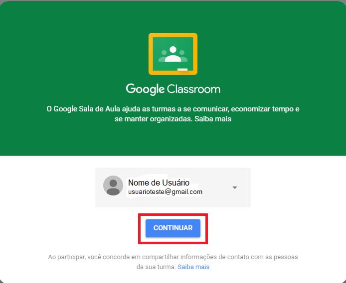 1. Introdução O Google Classroom é uma ferramenta de sala de aula online e gratuita. Para ter acesso ao recurso, acesse o seguinte endereço: https://classroom.google.com/ 2.