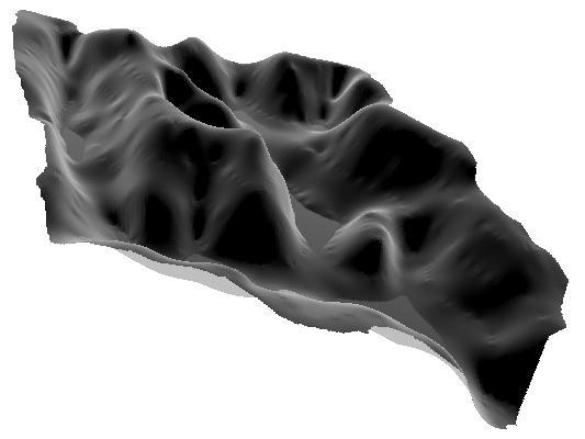 Figura - Bacia hidrográfica em 3D hidrográficas usando SIG 07/12/2010 5 Figura - Papel