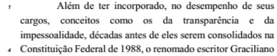 Na linha 7, a substituição do vocábulo onde pela expressão no qual não comprometeria nem a sintaxe nem a significação